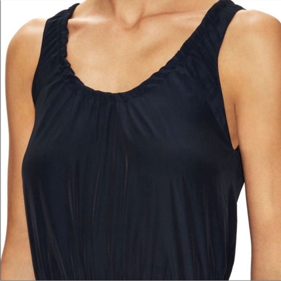 $395 CALYPSO ST BARTH Sarah Asymmetrical Relaxed Fit Modest Midi Dress - Picture 2 of 14